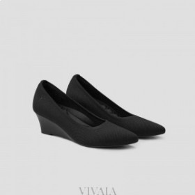  VIVAIA spetsad wedge (Aria Wedge Pro) Höga skor Svart