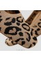 VIVAIA Kare Burunlu Kama (Margot Wedge Pro) Yüksek Ayakkabı Koyu Leopar