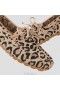  VIVAIA Kare Başlıklı Loafer'lar (Jackie) Alçak Ayakkabılar Koyu Leopar