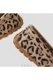  VIVAIA Kare Başlıklı Loafer'lar (Jackie) Alçak Ayakkabılar Koyu Leopar