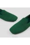  VIVAIA Kare Başlıklı Loafer'lar (Samantha) Alçak Ayakkabılar Yeşil