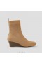  VIVAIA Kare Başlıklı Su Geçirmez Botlar (Margot Wedge Bootie) Botlar Hindistan Cevizi