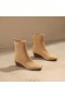  VIVAIA Kare Başlıklı Su Geçirmez Botlar (Margot Wedge Bootie) Botlar Hindistan Cevizi