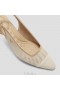  VIVAIA Sivri Başlıklı Askılı Sandalet (Leah Pro) Sandalet Beyaz