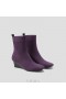  VIVAIA Kare Başlıklı Su Geçirmez Botlar (Margot Wedge Bootie) Botlar Patlıcan
