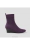  VIVAIA Kare Başlıklı Su Geçirmez Botlar (Margot Wedge Bootie) Botlar Patlıcan