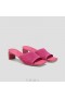  VIVAIA Kare Burun Blok Topuklu Sandaletler (Juliet Pro) Sandaletler Pitaya Mesh