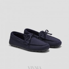  VIVAIA Kare Şapkalı Loafer'lar (Jackie) Lacivert
