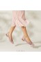 Zapatos altos de tacón de malla con punta cuadrada pequeña VIVAIA (Maelyn) en color rosa