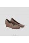  Zapatos altos con cuña y punta cuadrada VIVAIA (Margot Wedge Pro) en color espresso
