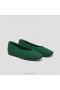 Zapatillas de running VIVAIA con puntera cuadrada y corte en V (Margot Walker) Zapatillas planas verdes