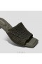  Sandalias de tacón de bloque con puntera cuadrada VIVAIA (Jade Pro) Sandalias Verde oliva oscuro