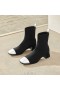  Botas impermeables con tapa cuadrada VIVAIA (Madison) Botas Negro Plata