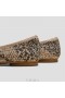  VIVAIA Almond Cap Bow Flats (Tiana) Zapatos planos con efecto serpiente
