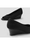  Zapatos altos con cuña y tacón alto VIVAIA Peep Cap (Tamia Peep Cap) en color negro