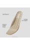Zapatillas de running VIVAIA con punta cuadrada y corte en V (Margot Walker) Zapatos planos con rayas beige