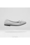  Zapatos planos plegables con lazo y punta redonda de VIVAIA en color gris