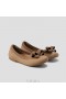  VIVAIA Round Cap Flat (Claire) + Zapatos planos con lazo gratis Espresso