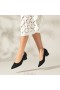  Zapatos altos de punta puntiaguda y tacón grueso VIVAIA (Tracy Pro) negros