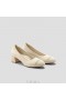  Zapatos altos de punta redonda y tacón grueso VIVAIA (Julie Pro) en color blanco