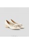  Zapatos altos de punta puntiaguda y tacón grueso VIVAIA (Tracy) en color blanco