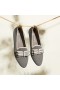 Mocasines bajos con lazo y punta redonda de VIVAIA en color gris