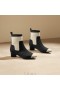  Botas impermeables con puntera cuadrada pequeña VIVAIA (Theresa) Botas negras