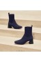  Botas de tacón con puntera cuadrada y resistentes al agua VIVAIA (Regina Pro) Botas azul marino