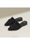  Sandalias con nudo en punta VIVAIA (Yaffa Pro) Sandalias negras