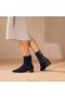  Botas de tobillo impermeables con puntera cuadrada y cremallera VIVAIA (Marcella) Botas Azul marino