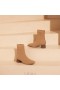  Botas de tobillo impermeables con puntera cuadrada y cremallera VIVAIA (Marcella) Botas Nuez moscada