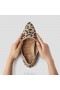 Zapatillas de running VIVAIA Bailarinas puntiagudas (Aria Walker) Zapatos planos Leopardo oscuro