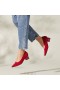  Zapatos altos de punta puntiaguda y tacón grueso VIVAIA (Tracy Pro) en color rojo