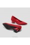  Zapatos altos de punta puntiaguda y tacón grueso VIVAIA (Tracy Pro) en color rojo