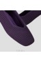  VIVAIA Square Cap V-Cut Flats (Margot 2.0) Zapatos planos Berenjena