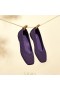  VIVAIA Square Cap V-Cut Flats (Margot 2.0) Zapatos planos Berenjena