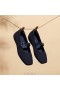 Zapatillas de running VIVAIA con puntera cuadrada Mary-Jane (Margot Walker Mary-Jane) Zapatos planos Azul marino