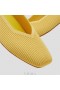  VIVAIA Square Cap V-Cut Flats (Margot 2.0) Zapatos planos Limón