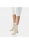  Botas de tacón con cordones y punta cuadrada de VIVAIA en color blanco