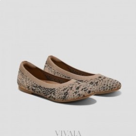  VIVAIA Zapatos planos de punta redonda (Claire) Zapatos planos con efecto serpiente