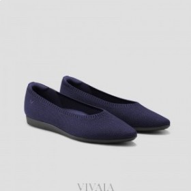 Zapatillas de running VIVAIA Bailarinas con punta (Aria Walker) Zapatos planos Azul marino