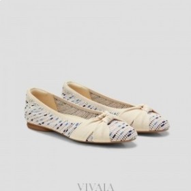  VIVAIA Almond Cap Knotted Flats (Bibi) Zapatos planos azules