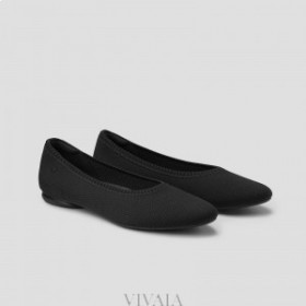  Bailarinas planas VIVAIA Almond Cap (Tamia 2.0) Zapatos planos negros