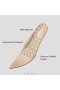  حذاء VIVAIA ذو مقدمة مدببة وكعب إسفيني (Aria Wedge Pro) عالي الكعب بلون اللوز