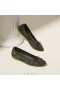 حذاء مسطح VIVAIA Almond Cap Bow Flats (Tiana) بلون التمويه الداكن
