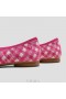  VIVAIA Dívčí ploché boty s mandlovou čepicí (Tiana Kids) Pitaya Gingham
