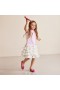  VIVAIA Dívčí ploché boty s mandlovou čepicí (Tiana Kids) Pitaya Gingham