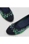  VIVAIA Almond Cap Bow Flats (Tiana) Ploché boty Zelená