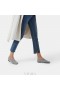  VIVAIA Square Cap Fluffy Loafers Polobotky Šedá