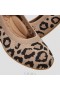  Ploché boty VIVAIA s kulatou špičkou (Claire) Tmavý leopard